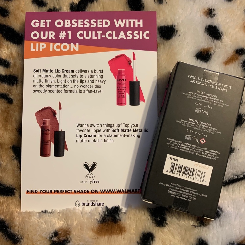 ⭐️NYX Makeup Crew Soft Matte Lipsticks-California - Picture 3 of 6